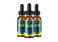 Three bottles of KeySlim Drops dietary supplement with droppers – liquid formula designed for weight loss support